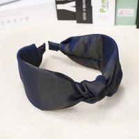 Wild Solid Color Knotted Fabric Headband Nhou128840 main image 11