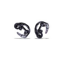 Fashion Micro-inlaid Zircon Hoop Earrings Nhdo128968 main image 6