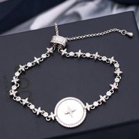 Fashion Micro-inlaid Zircon Star Mother-of-beads Bracelet Nhdo129042 main image 1