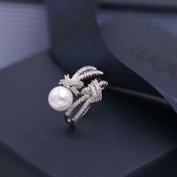 Womens Fashion Knot Micro-inlaid Zircon Beads Ring Nhdo129048 main image 3