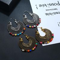 Indian Vintage Personality Colored Alloy Earrings Nhkq129249 main image 5