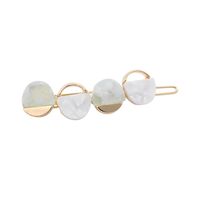 Womens Round Plated Acrylic Hair Accessories Nhll129269 main image 7