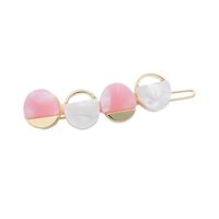 Womens Round Plated Acrylic Hair Accessories Nhll129269 main image 9