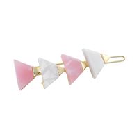 Womens Triangle Plating Acrylic Hair Accessories Nhll129277 main image 1