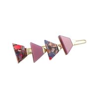 Womens Triangle Plating Acrylic Hair Accessories Nhll129277 main image 3