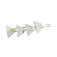 Womens Triangle Plating Acrylic Hair Accessories Nhll129277 main image 6