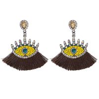 Fashion Rhinestone Beaded Tassel Earrings Nhjq129535 main image 15