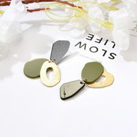 Womens Geometry Electroplating Alloy Earrings Nhxs129809 main image 4