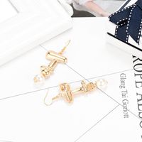 Womens Geometry Electroplating Alloy Earrings Nhxs129860 main image 3