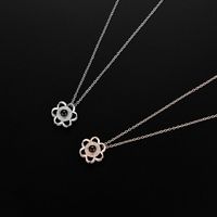 Fashion Personality Hollow Plum Blossom Projection Necklace Nhxs129935 main image 4