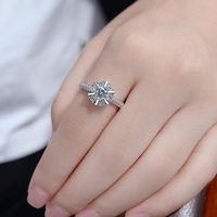 Koreanische Mode Mikro Eingelegte Aaa Zirkon Ring Temperament Damen Ring Großhandel 97637 main image 6