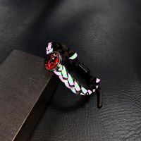 Luminous Gemstone Twelve Constellation Holographic Reflective Braided Bracelet Nhpk130036 main image 17