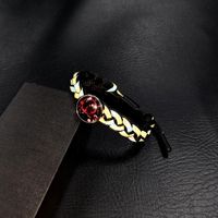 Luminous Gemstone Twelve Constellation Holographic Reflective Braided Bracelet Nhpk130036 main image 15