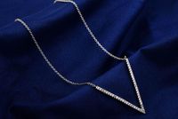 Womens V-shaped Rhinestone-alloy Alloy Necklaces Nhlj129899 sku image 2