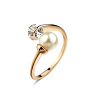 Exquisite Heart Zircon Open Beads Ring Nhlj130017 sku image 1