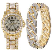 Fashion Luxury Steel Band Quartz Watch Bracelet Set Nhup130098 main image 1