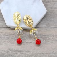 Womens Geometry Electroplating Alloy Earrings Nhnt125235 main image 3