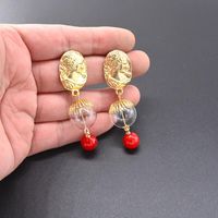 Womens Geometry Electroplating Alloy Earrings Nhnt125235 main image 1