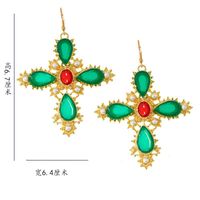 Womens Geometry Electroplating Alloy Earrings Nhnt125242 main image 3