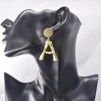 Womens Alphabet / Number / Text Plating Alloy Earrings Nhnt125250 main image 1