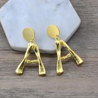 Womens Alphabet / Number / Text Plating Alloy Earrings Nhnt125250 main image 5