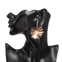 Womens Floral Metal  Big Daisy Earrings Nhjj125251 main image 6