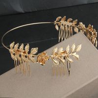 Womens Floral Plating Alloy Hair Accessories Nhnt125270 main image 6