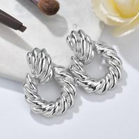 Womens Twist Geometric Alloy Earrings Nhbq125281 main image 6