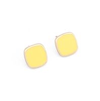 Womens Geometric Round Plastic Resin Earrings Nhgo125285 main image 4