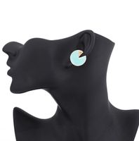 Womens Geometric Round Plastic  Resin Earrings Nhgo125334 main image 4