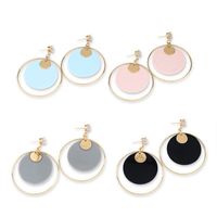 Japanische Und Koreanische Süße Schönheit Macaron Ohrringe Mode Einfache Neue Acryl Persönlichkeit Trend Ohrringe Zubehör Ern12 main image 4