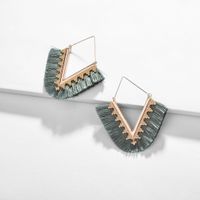 Womens Geometry Electroplating Alloy Earrings Nhlu125373 main image 4