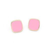 Womens Geometric Round Plastic Resin Earrings Nhgo125285 sku image 3