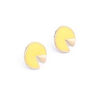 Womens Geometric Round Plastic  Resin Earrings Nhgo125334 sku image 1