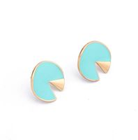 Womens Geometric Round Plastic  Resin Earrings Nhgo125334 sku image 2