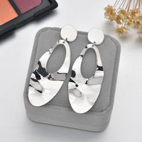 Womens Leaf Plating Alloy Earrings Nhbq125344 sku image 1