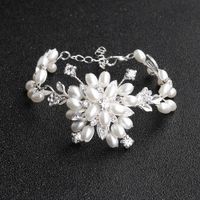 Womens Floral Beads Bridal Bracelet Bracelets &amp; Bangles Nhhs125418 main image 4