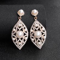 Pendientes Vintage Calados De Diamantes. Nhhs125560 main image 3