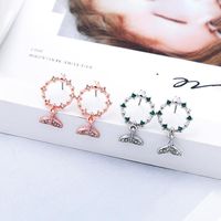 Kreative Kleine Frische Und Süße Kleine Fisch-diamant-ohrringe Ohrringe Weibliche Nischen Design Koreanische Stil Ohrringe Ed02011d main image 1