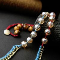 Bijoux Bijoux Bohème Style À La Main Tissé Chaîne Perles Bracelet Femelle Européen Et Américain  Accessoires main image 5