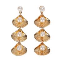 Womens Beads Shell Hippocampus Pineapple Alloy Beads Gem Earrings Nhjq125640 main image 3