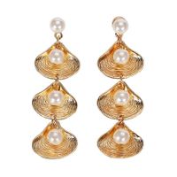 Womens Beads Shell Hippocampus Pineapple Alloy Beads Gem Earrings Nhjq125640 main image 11