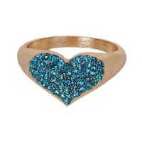 2019 Neues Produkt Diamant Liebes Kreis Matti Erter Ring Europäischer Und Amerikanischer Temperament Charme Diamant Einzel Ring Ring main image 1