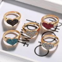 2019 Neues Produkt Diamant Liebes Kreis Matti Erter Ring Europäischer Und Amerikanischer Temperament Charme Diamant Einzel Ring Ring main image 3