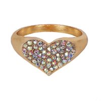 2019 Neues Produkt Diamant Liebes Kreis Matti Erter Ring Europäischer Und Amerikanischer Temperament Charme Diamant Einzel Ring Ring main image 4