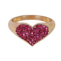 2019 Neues Produkt Diamant Liebes Kreis Matti Erter Ring Europäischer Und Amerikanischer Temperament Charme Diamant Einzel Ring Ring main image 5