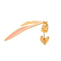 Cute Bunny Licking Oil Earrings Nhqd125585 sku image 2