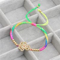 Micro-set Color Zircon Color Woven Bracelet Nhyl126049 main image 11