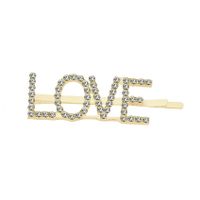 Womens Simple Alloy Rhinestone Letters Plating Alloy Hair Accessories Nhhn126054 main image 3