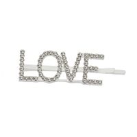Womens Simple Alloy Rhinestone Letters Plating Alloy Hair Accessories Nhhn126054 main image 5